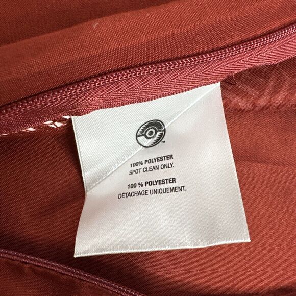 Pokémon Christmas Winter Pillow Covers Reindeers Green Burgundy Zip Lot of 2 - Picture 9 of 16